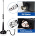 BINGFU 27MHz PL259 CB Radio Antenna & BNC Male Magnetic Base Compatible with Cobra Midland Uniden Maxon President