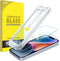 JETech One Touch Install Screen Protector for iPhone 14 6.1-Inch, Full Coverage Tempered Glass Film, 2-Pack