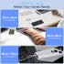 100W Multi Charging Cable for Apple Watch, iPhone 15 Retractable Charger with Type C and iWatch Charger