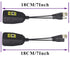 AAOTOKK Cat5 RJ45 720P 960P 1080P 3MP 4MP 5MP 8MP System(18cm-4Pairs) Power Video Balun DC BNC to Network Transceiver