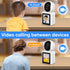 MYPIN 2K 360 Two-Way Video/Audio Indoor Camera, Child/Elder/Dog/Pet Camera with Phone App& Degrees Pan Tilt, Night