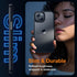 iPhone 14 Case, Shockproof iPhone 13 Case, Military Grade Protection, Slim Translucent Hard Back, 6.1'', Frosted Black