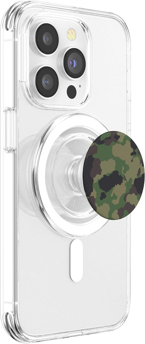 Camouflage Green Camo Military Army PopSockets PopGrip for MagSafe
