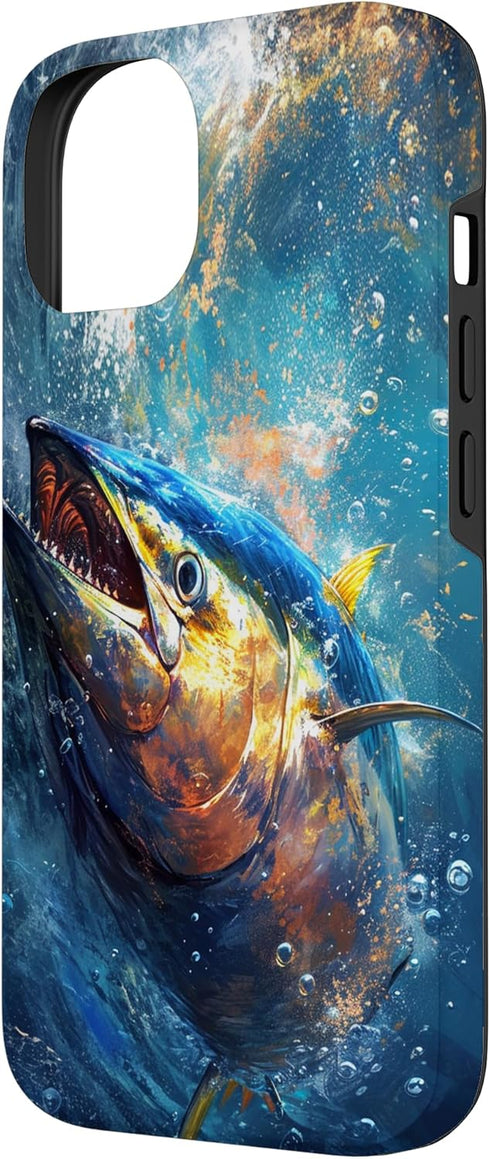 Tuna Angler Fish Outdoors Deep Sea Game Fishing 14 Case for iPhone