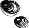 100 Pcs Recorder Rubber Belts - Cassette Recorder Repair Maintenance Mix Flat