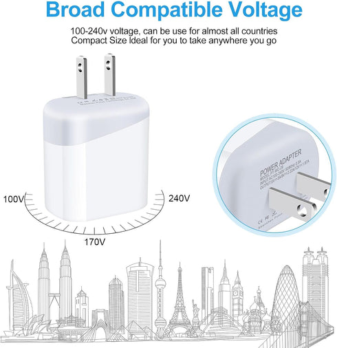 USB C Pixel 7 Fast Charger Type C Charging Block for Google Pixel 8a 8 Pro 7a 7 Pro 7 6a 6 Pro 5a, 20W PD 3.0 Adapter