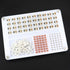 YIMAGUJRX 40 Acrylic Lube Station for Custom Mechanical Keyboard Switches (White)