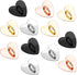 Vin Beauty 12 Pcs Heart Cell Phone Ring Holder, Metal Phone Charm Rings Adhesive