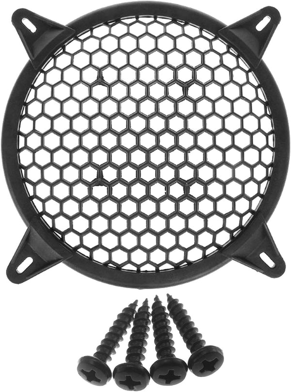DGZZI Black Subwoofer Speaker Waffle Grill Guard Protector Cover for 10 Inch Car Home Audio