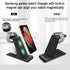 Wireless Charging Station for Galaxy Watch 7/6/5 Pro/4/3 Active 2/1, Multiple Devices Stand for Galaxy S24