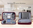 CAOODKDK Electronics Accessories Organizer Pouch Bag, Travel Universal Organizer for Cable, Charger, Phone, SD Card