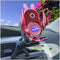 Car Phone Holder Mount Wireless Charging, Auto Clamping Rotatable Vent Clip, Cute Pink Rabbit for iPhone 15 14 13 12 11