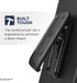 Encased iPhone 11 Pro Belt Clip Case - Ultra Slim Protective Clear Back Cover with Holster