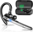 New bee Bluetooth Headset - Wireless Earpiece with 500mah Charging Case, 60H Playtime, V5.1 Dual Mic