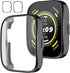 Screen Protector Case for Amazfit Bip 5, 2-Pack Soft TPU Flexible Protective Cover (Black)