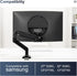 JUNBOMAOYI CF27T55 CF32T55 32" S39C 27" S39C 27" 32" T55 S39C 100 100mm 75 75mm Monitor Arm/Mount VESA Bracket Adapter