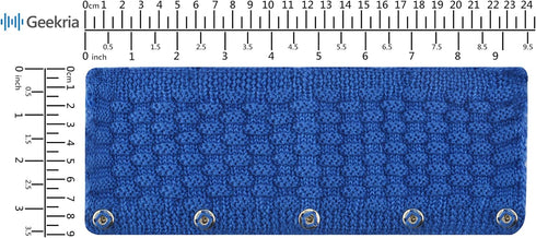 Geekria Knit Fabric Headband Cover for Sony WH-1000XM6/XM5/XM4 Headphones, Ocean Blue