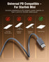 ToKismet 18AWG (5m/16.4ft) Starlink Mini USB-C to DC Power Cable Smart PD Chip & Copper Wire with Voltage & Current