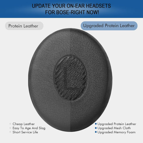 GVOEARS Ear Pads Replacement for Bose On-Ear 2 Headphones, OE2/OE2i/SoundTrue On-Ear/SoundLink Wireless, Durable &