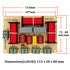 HiQltyla 250W 4-Way RCEDA-402A 4 8 2X 1x 1x Speaker Crossover, Passive Crossover for Car Home Audio to Ohm Bass +