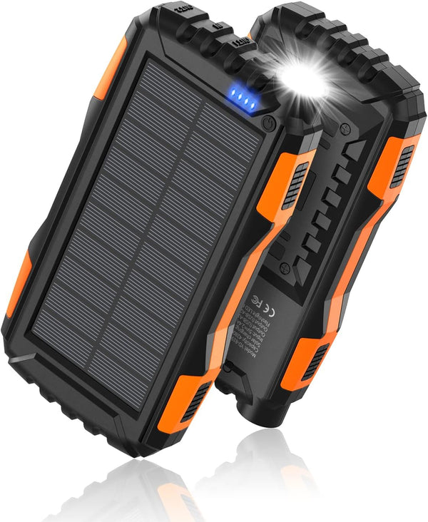 Mregb Solar Charger Power Bank 42800mAh, Portable Charger, Solar Power Bank,External Battery Pack