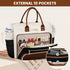 LOVEVOOK 15.6 Inch Laptop Tote Bag for Women With Large Cup Holder, Work Bags Teacher Nurse Bag, Professional Briefcase