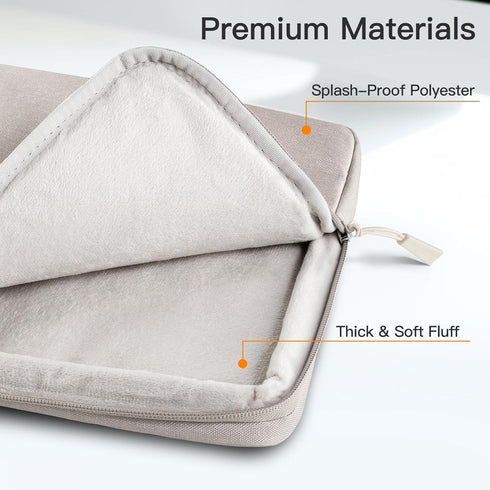 JETech Waterproof Laptop Sleeve for 14-Inch MacBook Pro, Bag Case with Pocket, Compatible with 14 Inch Notebook