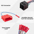 2008-2010 2010-2013 2009-2010 RED WOLF Car ISO Radio Wiring Harness w/Connector Butt for Select Hyundai Elantra Santa