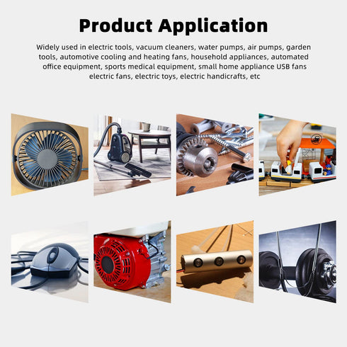 8Pack 3V-12V 280 DC Motor Micro Motor Round Shaft Electric Motor for DIY Airplane RC Boat Toys Model DIY Hobby