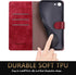 SUANPOT RFID Blocking Wallet Case for iPhone 7/8/SE2/SE 3rd 2020/2022, Flip Book PU Leather Cover for Apple iPhone
