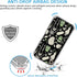 Witchy Skull Art Case for iPhone XR - Aesthetic Dark Green Skeleton Bones TPU Bumper Cover for Teens & Adults.