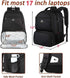 Backpack 17 Inch Backpack Pack Backpacks MATEIN Lunch for Men, Insulated Cooler with Lunch Compartment, Water Resistant