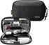 tomtoc Travel Cable Organizer Pouch, Portable Waterproof Electronics Accessories Carry Case for Charger, Cables, USB