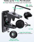 Borenbuir 1/4"- 20, 5mm 4mm q990D, 11 lbs Surround Sound Rear Speaker Wall Mount, Ceiling Mount Bracket for Universal