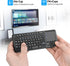 Rii Mini Keyboard with Touchpad,Bluetooth Keyboard Backlit,Handheld Wireless Keyboard for Smart TV,Android TV Box,Fire