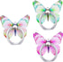 cobee 3 Pcs Butterfly Cell Phone Ring Stand Holder, Cute Butterfly Pattern Painted
