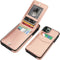 KIHUWEY Compatible iPhone 11 Pro Max Case Wallet with Credit Card Holder, Heavy Duty Protective Cover, Rose Gold