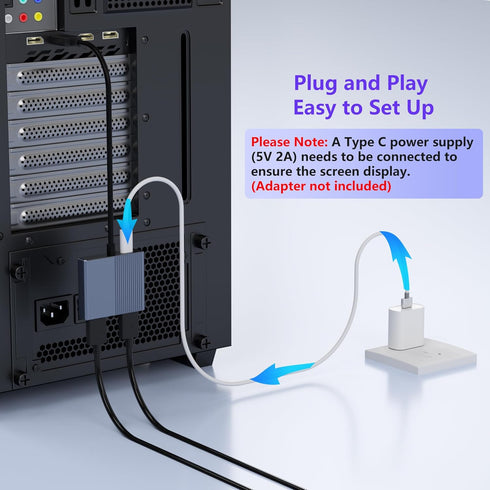 Aibilangose 4K@60Hz 2 DisplayPort to Dual HDMI Adapter, DP to HDMI Splitter Extended Display, Double hdmi Adapter