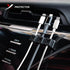 X-Protector Magnetic Cable Holders - 2 Triples Premium Self-Adhesive Cable Clips for Car, Desk, Cord Organizer, Black