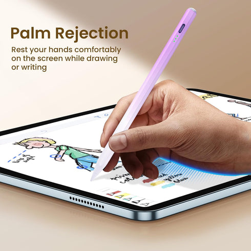 Hastraith iPad(2018-2026)-13 11/10/9/8/7/6th 5/4/3/M4/M3/M2, 13"/12.9"/11"/M4, 7/6/5th,Gradient Stylus Pen for Mins