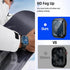 Goton Waterproof Case for Apple Watch Screen Protector 45mm Series 7 8 9, Tempered Glass Face Cover for iWatch