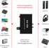 ATNEDCVH 20dB NE5532 3.5mm 3.5mm Mini Small Stereo Audio preamplifier, Headphone Amplifier, Gain Phono Turntable