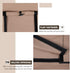 38-41 inch ULTCOVER Waterproof Outdoor TV Cover for Outside Flat Screen Televisions with Mounts and Stands