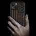 Carveit 15 Magnetic Wooden Case for iPhone Case, Compatible with MagSafe Wireless Chargers, Black Soft TPU Shockproof