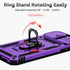 SunStory iPhone 11 Case (Purple) - Military-Grade, HD Screen Protector, Slide Camera Cover & Kickstand.
