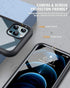 Miracase Designed Case for iPhone 12 Pro Max, Full Body Rugged Case with Built-in Anti-Scratch Screen Protector