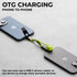 Rolling Square inCharge XL Pocket 6-in-1 Portable Universal Charging Cable, 100W Ultra-Fast Charging, 0.5ft/15cm,