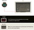 IR Illuminator 850nm 96 LED Night Vision Waterproof Lamp, Long Range 80m, Wide Angle 60 Degree for CCTV Cameras