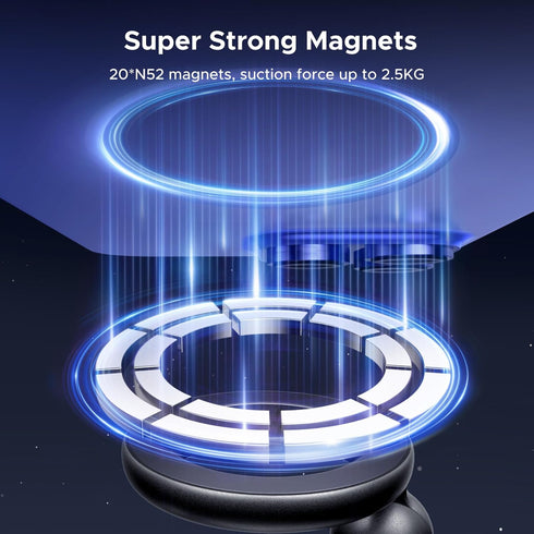 UGREEN 17 16 15 14 13 12 Phone Mount for Magsafe Air Vent Car Mount Magnetic Never Block Phone Holder Strengthen