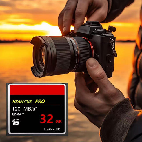 HSANYIUR 32GB UDMA High Speed Original CF Card Camera Memory Card